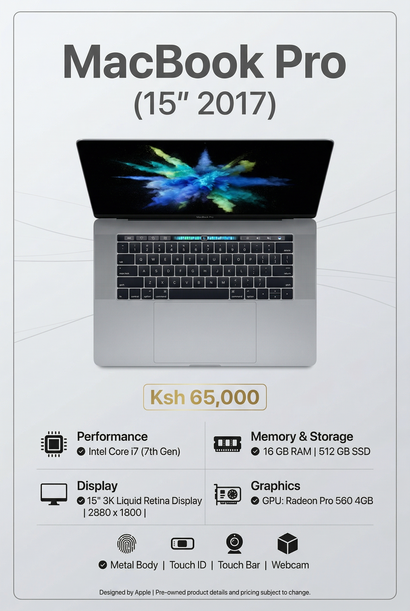 MacBook Pro 15-inch 2017 - image 5