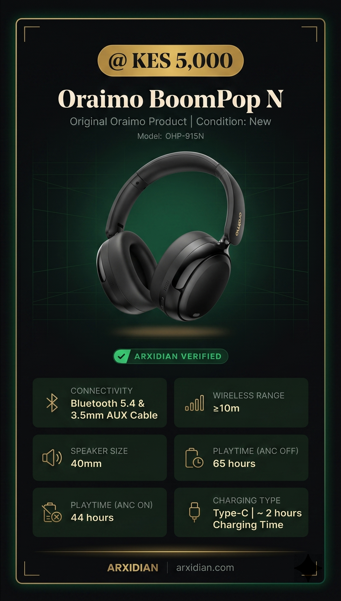 Oraimo BoomPop N Headphone - image 5